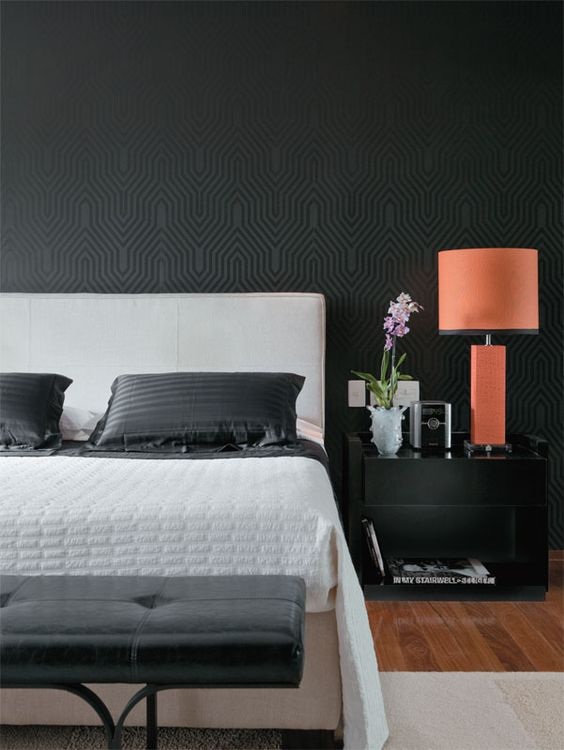 14 Fotos de Dormitorios con Paredes Color Negro