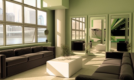 Sala Relajante Color Verde