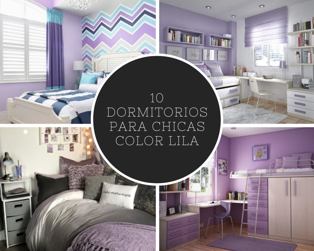 dormitorios para chicas color lila