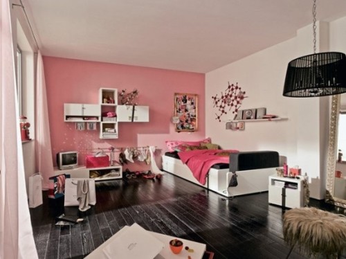 dormitorio-juvenil-rosa-negro