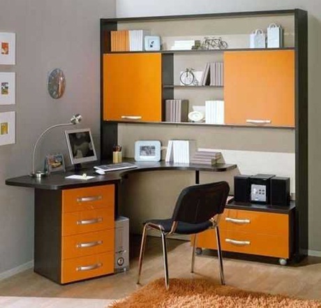 diseño-oficina-naranja