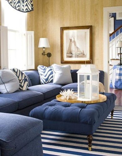 sala-decorada-sofá-azul-3