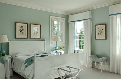 10 Dormitorios De Pareja Decorados En Verde Y Blanco Relajantes