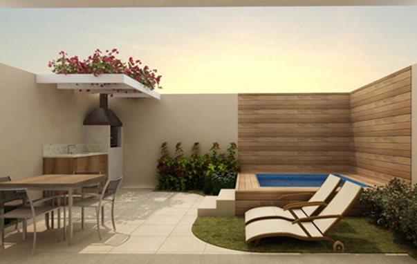 diseño piscina patio