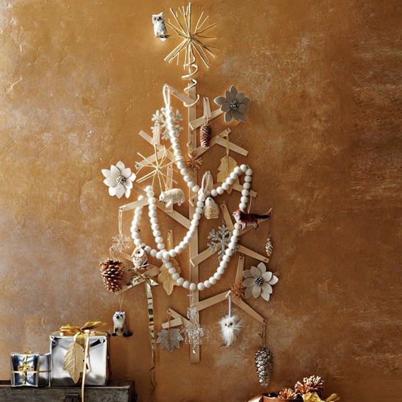 árbol navidad pared