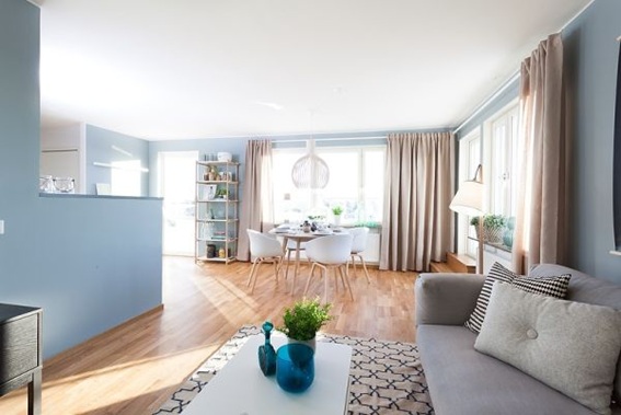 decoración interior apartamento escandinavo