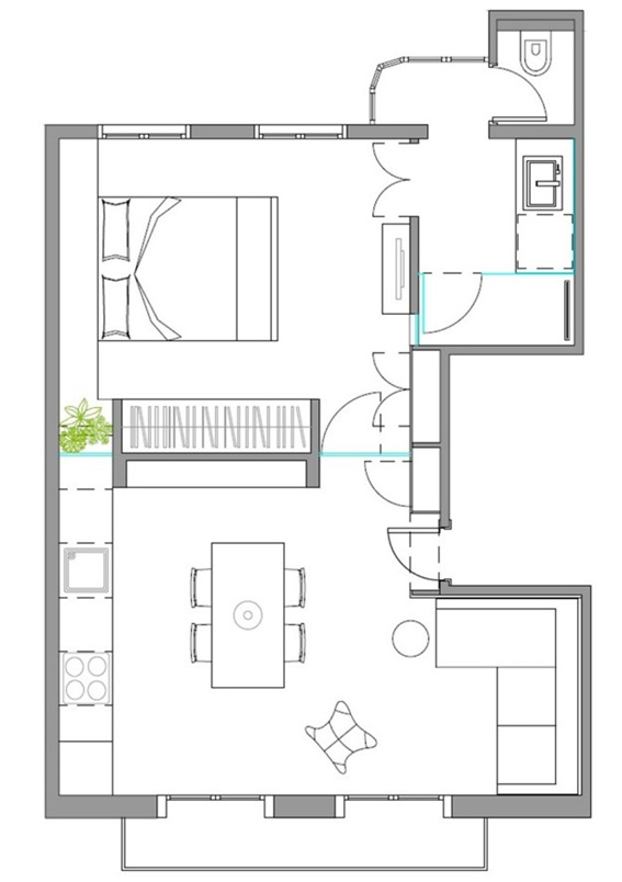 diseño interior apartamento