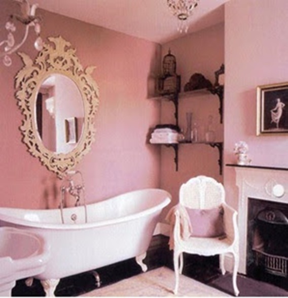 baño clasico y romántico
